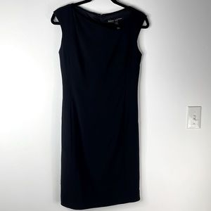 Ralph Lauren •4• Black Label Black Wool Sheath Dress